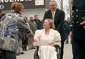 Visite de la lieutenant-gouverneur du Québec, Lise Thibault en 2002