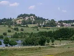 Saint-Agrève et le mont Chiniac.