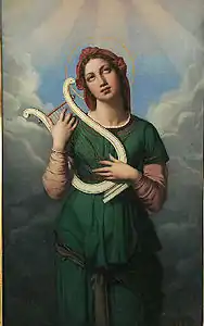 Sainte Cécile (1845), Montauban, musée Ingres.