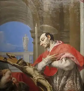 Giambattista Tiepolo,Saint Charles Borromée (1767-1769),Cincinnati Art Museum.