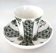 Tasse en porcelaine tendre de Saint-Cloud, 1700-1720.