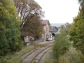 La gare vue côté quais en 2008.