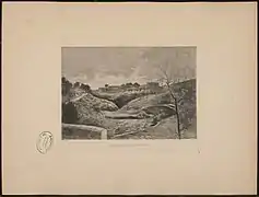 Estampe tirée de "Histoire des communes de l'Hérault" par Albert Fabre (1895)