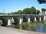 Pont de 7 arches de plein cintre, construit de 1827 à 1832, Saint-Florent-sur-Cher.