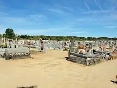 Le cimetière en 2016.