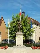 Le monument aux morts en 2016.