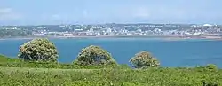 Vue de la baie de Saint-Aubin à Jersey