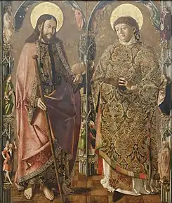 Saint Jacques et Saint Étienne, par Marx Reichlich (fin du XVe siècle).