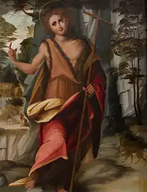 Saint Jean-Baptiste dans le désert, 1510-1512, Giovanni Larciani.