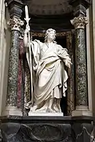 Saint Jude appelé aussi saint Thaddeus,basilique Saint-Jean-de-Latran, Rome, Italie.