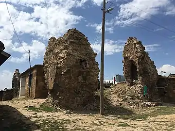 Derniers vestiges actuels du monastère de Saint Karapet.