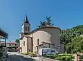 Le chevet de l'église Saint-Léger