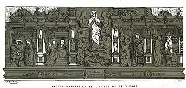 Retable d'autel,