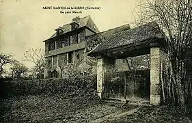 Le petit manoir sur une carte postale de la fin du XIXe siècle ou du début du XXe siècle.