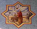 Saint Mary Magdalene Church (Columbus, Ohio) - mosaic, Abraham sacrifice Isaac.