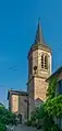 La tour clocher de l'église Saint-Pierre-ès-Liens