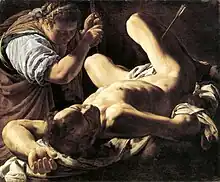 Saint Sébastien est soigné par Sainte Irène, Marcantonio Bassetti, v. 1620.