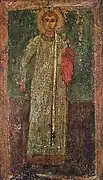 Icône byzantine du XIe siècle. L'Archidiacre Stephen