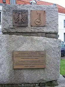 Mémorial à la 1re division blindée polonaise.