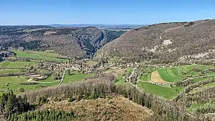 Panorama depuis le belvédère du vieux château.