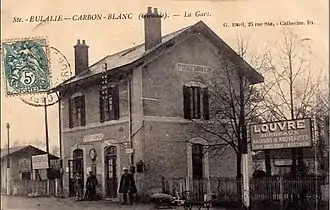 La gare au début du XXième siècle