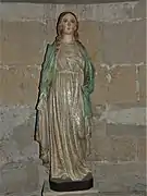 La statue de sainte Eulalie.