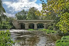 Le pont sur l'Auvézère.