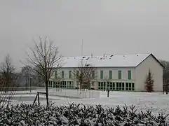 Bâtiment de la colonie de vacances.