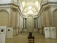 Photographie montrant l'intérieur de l'église abbatiale de Sainte-Odile