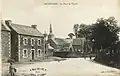 Place de l'église au début du XXe siècle