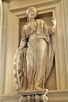 Sainte Catherine d'Alexandrie, sculpture du réfectoire baroque du musée des Beaux-Arts de Lyon.