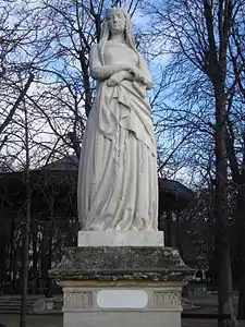 Sainte Geneviève dans la série « Reines de France et Femmes illustres »