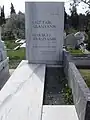 Pierre tombale au cimetière de Zincirlikuyu