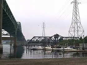 Le Sakonnet River rail bridge en 2005