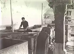 Salle des cuves. Premières décennies du XXe siècle.