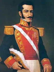 Le président Felipe Santiago Salaverry.