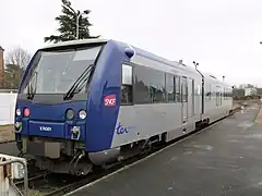 X 74500 sur leChemin de fer du Blanc-Argent.