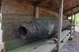 Pipeline de saumure pour transporter la saumure de la Basse-Saxe saline brawn à Altensalzkoth, probablement de 1763/64