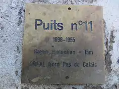 Puits no 11, 1898 - 1955.