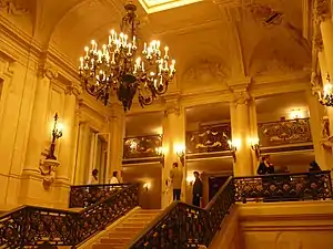Grand escalier de la salle Richelieu, Paris, Palais-Royal.