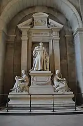 Monument à Berryer, dans la salle des pas perdus du Palais de justice de Paris.