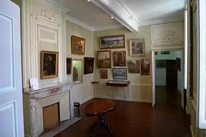 La salle Gabriel Gay, consacrée aux artistes toulousains des XVIIIe et XIXe siècles .