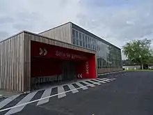 Salle de gymnastique sur le campus de la Harpe