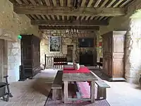 Salle rez-de-Chaussée du château de Barrière