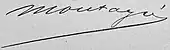 signature de Prosper Montagné