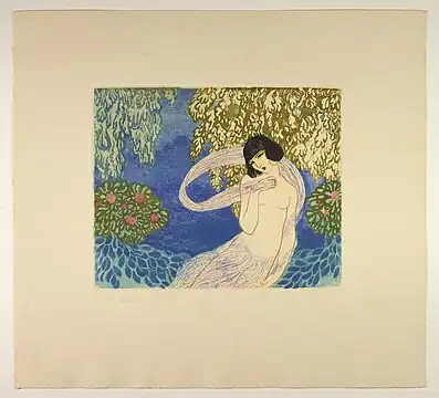 Salomé, Estampe originale en couleur,Collections Arts graphiques du Musée de Bretagne[14]