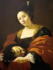 Salomé et la tête de Jean Baptiste, tableau de Charles Mellin conservé au musée de Capodimonte à Naples.