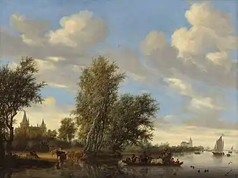 Bac sur une rivière (1649)National Gallery of Art, Washington