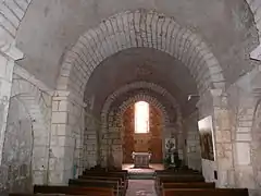 La nef de l'église.