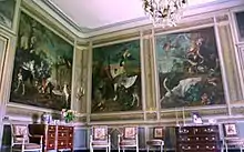 Salon décoré par Jean-Baptiste Oudry (détail)
